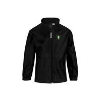 Windbreaker jas zwart - kids - FR - logo voor
