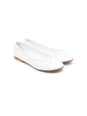 MONTELPARE TRADITION ballerines à détail de nœud - Blanc