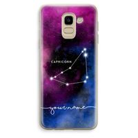 Sterrenbeeld - Donker: Samsung Galaxy J6 (2018) Transparant Hoesje