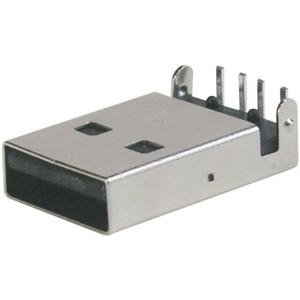 USB-stekkeraansluiting 2.0 - ultra-plat Stekker, inbouw TC-A-USB A-LP-203 USB A (DIP) 1586518 TRU COMPONENTS 1 stuk(s)