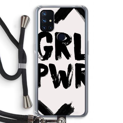 Girl Power #2: OnePlus Nord N10 5G Transparant Hoesje met koord