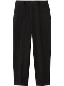 Jil Sander pantalon en coton à coupe droite - Noir