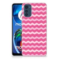 Motorola Moto E32/E32s TPU bumper Waves Pink - thumbnail