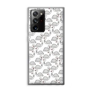 Zwanen: Samsung Galaxy Note 20 Ultra / Note 20 Ultra 5G Transparant Hoesje
