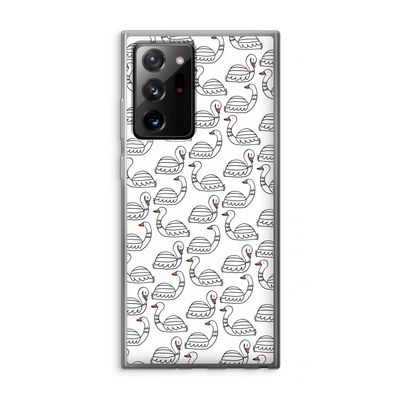 Zwanen: Samsung Galaxy Note 20 Ultra / Note 20 Ultra 5G Transparant Hoesje