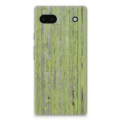 Google Pixel 6A Bumper Hoesje Green Wood Google Pixel 6A Bumper Hoesje Green Wood