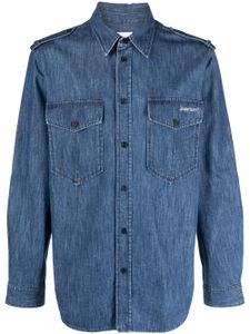 MARANT chemise en jean à manches longues - Bleu