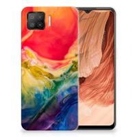Smartphone hoesje OPPO A73 4G Watercolor Dark