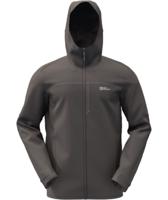 Jack wolfskin Tempest 2L Regenjas Heren Cold Coffee M