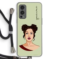 Pop-Art Creator: OnePlus Nord 2 5G Transparant Hoesje met koord