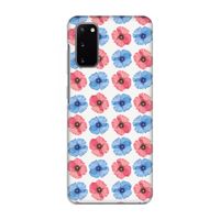 Klaproosjes: Volledig geprint Samsung Galaxy S20 Hoesje