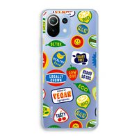 Fruitsticker: Xiaomi Mi 11 Lite Transparant Hoesje