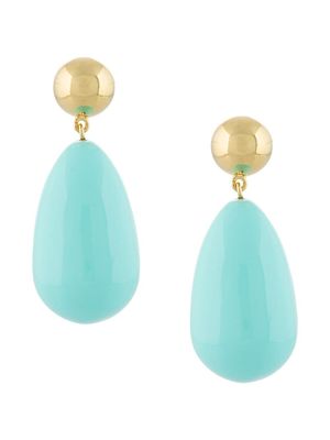 Eshvi boucles d'oreilles pendantes - Bleu