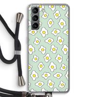 Spiegeleitjes: Samsung Galaxy S21 Transparant Hoesje met koord