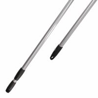 Telescoopsteel - Metaal - 130 cm - Zilvergrijs - steel