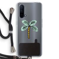 Palmboom: OnePlus Nord CE 5G Transparant Hoesje met koord