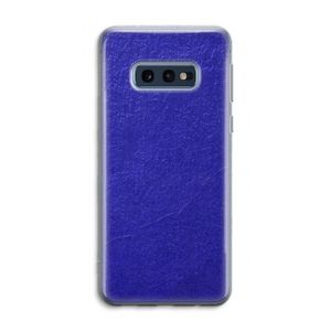Majorelle Blue: Samsung Galaxy S10e Transparant Hoesje
