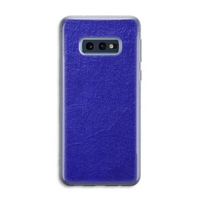 Majorelle Blue: Samsung Galaxy S10e Transparant Hoesje
