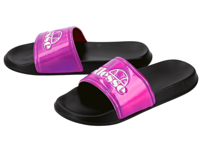 Ellesse Dames slippers (Zwart/roze, 37)