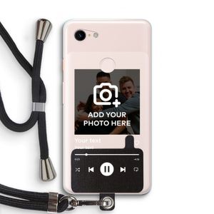 Music Player: Pixel 3 XL Transparant Hoesje met koord