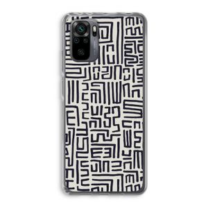 Moroccan Print: Xiaomi Redmi Note 10 Pro Transparant Hoesje