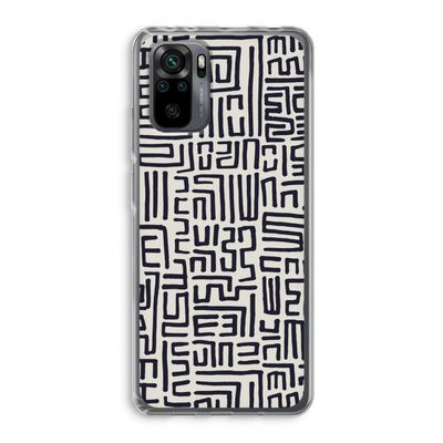 Moroccan Print: Xiaomi Redmi Note 10 Pro Transparant Hoesje