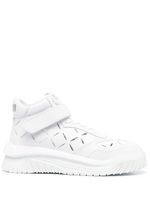 Versace baskets montantes en cuir - Blanc - thumbnail