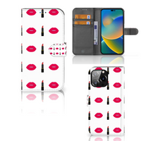 iPhone 14 Pro Max Telefoon Hoesje Lipstick Kiss