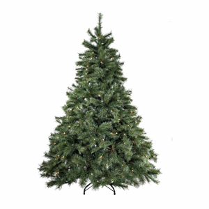 Excellent Trees® Elverum Frosted 180 cm Kerstboom met Verlichting met Mobiele App - ⌀125cm - ↕180cm