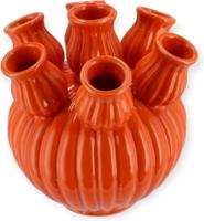 Amsterdam orange tulip vase 16x15 cm - Hortus