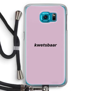 kwetsbaar: Samsung Galaxy S6 Transparant Hoesje met koord