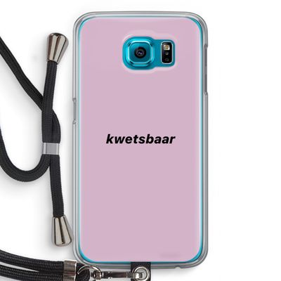 kwetsbaar: Samsung Galaxy S6 Transparant Hoesje met koord