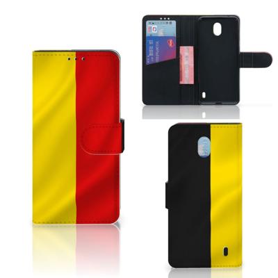 Nokia 1 Plus | Bookstyle Case | Belgische Vlag
