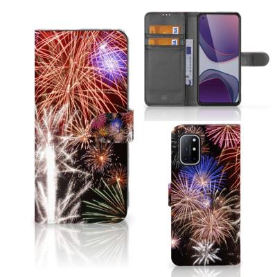 OnePlus 8T | Wallet Case | met Pasjes | Vuurwerk
