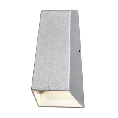Imola wandlamp PowerLED grijs gelakt aluminium 17cm 7911-310