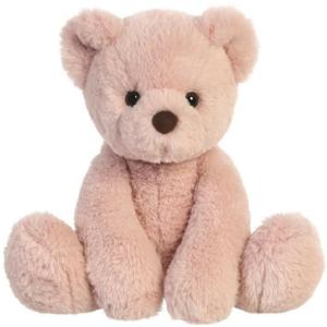 Aurora Pluche teddybeer - Eco Nation - roze - 28 cm - bosdieren thema