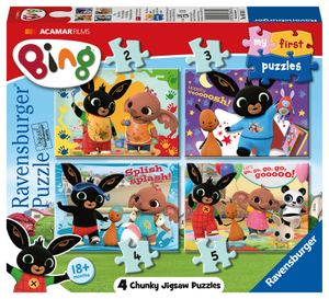 Ravensburger puzzel 2-4-6-8 stukjes Bing bunny