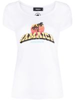 DSQUARED2 t-shirt à logo imprimé - Blanc - thumbnail