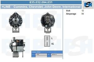 Dynamo Chevrolet 100A (Chrome) 835032094031