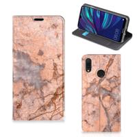 Huawei Y7 hoesje Y7 Pro (2019) | Standcase | Marmer Oranje