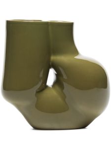 HAY vase W&S Chubby en céramique (20 cm) - Vert