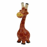 Houten Giraffe met Buikje M - thumbnail