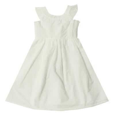 Dr.kid witte broderie jurk