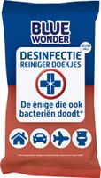 HG blue wonder desinfectie reiniger doekjes - thumbnail