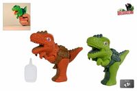 DinoWorld dinosaurus met stoom licht en geluid 17cm 2ass - thumbnail