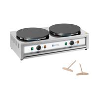 Pannenkoekenmaker - 2 verwarmingsplaten - 2 x 400 mm - 2 x 3.000 W Pannenkoekenmaker - 2 verwarmingsplaten - 2 x 400 mm - 2 x 3.000 W