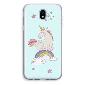 Regenboog eenhoorn: Samsung Galaxy J5 (2017) Transparant Hoesje