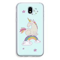 Regenboog eenhoorn: Samsung Galaxy J5 (2017) Transparant Hoesje