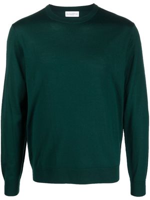 Ballantyne pull en maille fine à manches longues - Vert