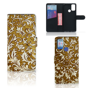 Wallet Case Alcatel 1S (2021) Barok Goud